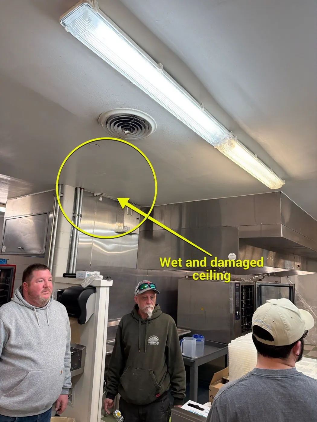 Large-scale water extraction in Springmill business space